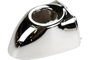 GENERIC Capuchon de poignée de porte chromé pour Fiat 500X 2016-2021 avant extérieur ABS OEM 735607049 Direct Fit