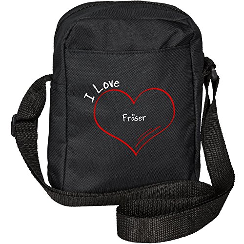Preisvergleich Produktbild Umhängetasche Modern I Love Fräser schwarz