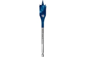 Bosch Professional 1x Brocas fresadoras planas Expert SelfCut Speed (para Madera blanda, Aglomerado, Ø 19,00 mm, Longitud 152 mm, accesorios Taladro de impacto rotativo)