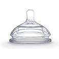 Comotomo"Natural Teat" Silicone Nipples, Fast Flow, 6 Month, Pack Of 2