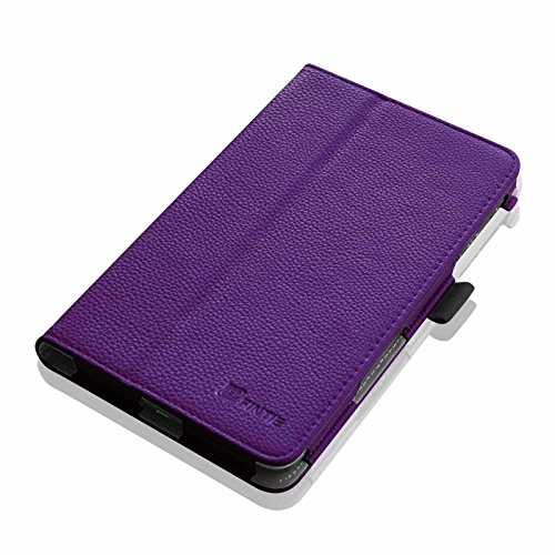 Fintie Acer Iconia Tab 8 A1-840 FHD Hülle – Hochwertige Kunstleder Slim Fit Stand Case Cover Schutzhülle Tasche Etui für Acer Iconia A1-840 FHD (8 Zoll) Tablet, Violett - 8