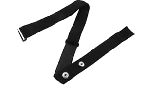 Surieen Heart Rate Monitor Chest Strap Replacement, Adjustable Elastic Sports Heart Rate Soft Chest Strap Compatible with Garmin Bryton XOSS iGPSPORT Heart Rate Monitor(Hole distance:4.5cm/1.77in)
