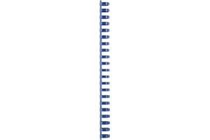 GBC Dorsi plastici 21A 19mm 100pz - Blu - 4028621