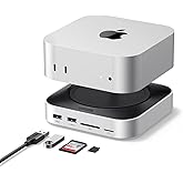 UGREEN Station d'accueil et Support Compatible avec Mac Mini M4 et M4 Pro 11 en 1 Docking Station Hub USB C avec Boîtier M.2 