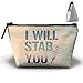 Produktbild Louise Morrison Colorful I Will Stab You Nurse Needle Pen Stationery Pencil Case Cosmetic Makeup Bag Pouch