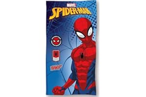 arlis Drap De Plage Spiderman Ou Serviette De Bain 70 X 140 Cm (Drap de Plage Spiderman)