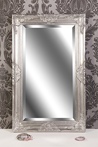 Spiegel Wandspiegel antik silber Barock CLAIRE 80 x 50 cm - 2