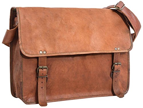 Gusti Leder nature  John 17  Umh  ngetasche Laptoptasche 17  Ledertasche Vintage Unitasche Messengerbag Lehrertasche Aktentasche Arbeitstasche Lederta
