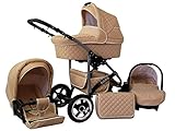 Lux4Kids Kinderwagen Komplettset (Autositz & Adapter,...