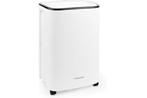 Luftentfeuchter Noaton DF 4112, max 13L/24h, Raumgröße ca. 65 m³ (~25 m²), 190 W, 2.5l Wassertank, Ablaufschlauch, Timer, mit Feuchtigkeitssensor - Gegen Feuchtigkeit, Schimmel