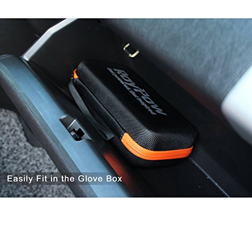 Roypow Mehrzweck haltbar Stoßfest wasserdicht universaler Koffer, Tragetasche für Starthilfe, Power Bank, Gps, Elektronik-Zubehör - 6