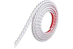 Ebrima Selbstklebende Zierleisten Tapetenrand Zierleisten Selbstklebend Zierleisten 16 Füße für Türen, Spiegel, Kanten, Fliesenrand, Wandecke, Fußleiste (Silver)