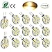 Produktbild Ei-Home 5050-9 SMD G4 Lampen, DC 12V RV Glühbirnen, ersetzen Halogenlampe, G4 Strahler für Zuhause, Landschaft, Auto, Kabinettbeleuchtung, Track Beleuchtung, warm weiß, Packung mit 14