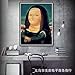 Produktbild jzxjzx Cartoon Version Mona Lisa Inkjet malerei dekorative malerei HD ölgemälde Druck leinwand malerei 1 50x65 cm