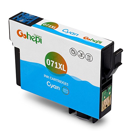Gohepi T071XL Kompatibel für Tintenpatronen Epson T0711 T0712 T0713 T0714 T0715, 6 Schwarz/3 Blau/3 Rot/3 Gelb 15er-Pack Arbeiten mit Epson Stylus SX110 SX218 SX210 SX415 SX200 SX400 SX600FW SX205 SX410 SX215 SX510W SX100 SX405 S21, Epson Stylus DX4400 DX8400 DX7450 D92 D120 D78 DX5000 DX5050 DX7400 DX8450 DX4450, Epson Stylus Office BX300F BX610FW BX600FW BX310FN B40W - 3