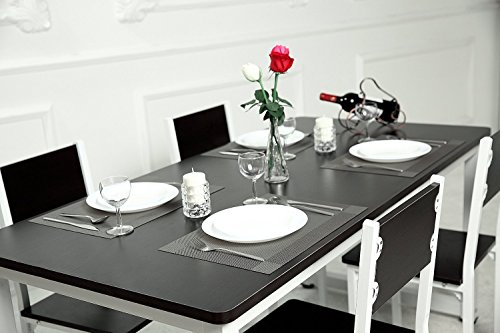 JoHome Tischsets (8er Set) Tabellenplatzmatten Waschbare Vinyl Platzsets 45 * 30cm - 5