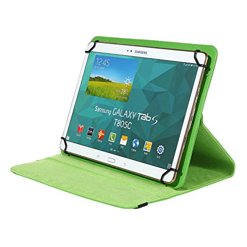 Universal Rotation Tasche für Tablet Modelle in 7, 8 oder 10 Zoll Größe Case Schutz Hülle Cover (8 Zoll, Grün) - 3