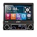 Produktbild Pumpkin 7 Zoll 1 Din Autoradio Moniceiver DVD Player mit Klappbaren Touchscreen Unterstützt GPS Navi Bluetooth USB SD DVB-T