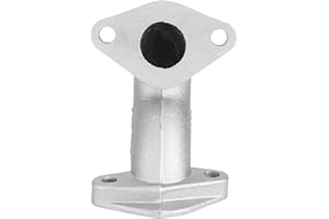 ANCLLO Manifold Intake-Steel Alloy Manifold Intake Pipe Fit for Kazuma 50cc 70cc 90cc 110cc 125cc Pit Dirt Bike ATV Quad