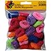 Produktbild 32 Elastik Haargummis bunt, D.ca.3,0 cm / B.ca.1,5 cm, Haar - Gummi Zopfgummi im Polybeutel, 2102