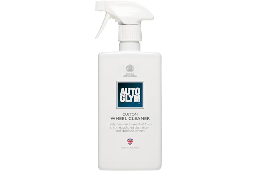 Autoglym Custom Wheel Cleaner, 500ml - Acid-Free Car Wheel Cleaner Spray and Alloy Wheel Cleaner Safe For Use On All Wheel Types