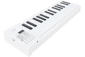 ZUNATE 61 Klawiatura Składana Fortepian Klawiatura Ważona Elektryczna, Przenośna Fortepian Podróży Cyfrowa Klawiatura Muzyczna dla Początkujących, z Odtwarzaniem Nagrywania