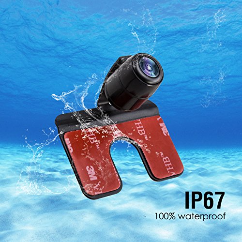 AUTO-VOX Car Wireless Rear View Camera Monitor Kit - 3.5 Inch LCD Reversing Monitor 2.4G Wireless with 165 Degree Wide Angle License Plate Backup Camera