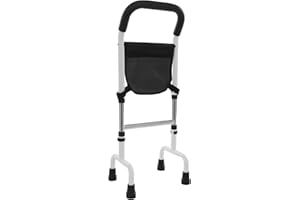 Ciounmb Aufstehhilfe Senioren: Höhenverstellbare Stützgestell für mehr Sicherheit und Komfort, 136 kg Belastbar, für Bett, Toilette, Sofa