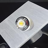Warmweiß 1W LED-Wandleuchte Einbauleuchte Wandleuchte Treppenlicht Stufenbeleuchtung, 2 Stück - 6
