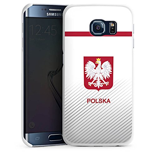 Samsung Galaxy S6 Edge Hülle Case Handyhülle Polen EM Trikot Fußball Europameisterschaft
