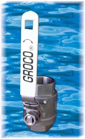 GROSS MECHANICAL Locking 1-1/2-Inch Stainless Steel Ball Valve