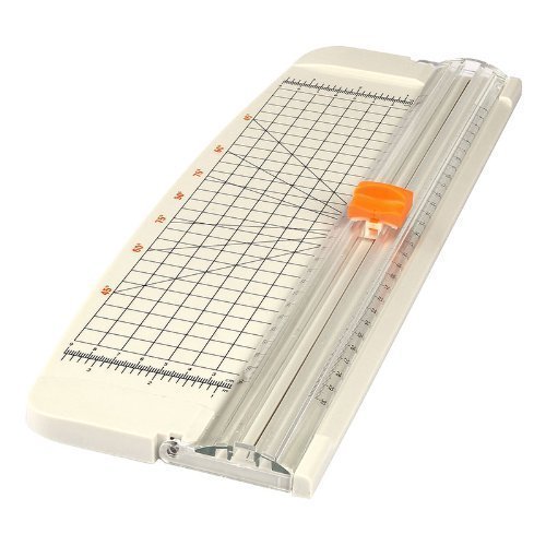 Lagute A4 Cortador de Papel, plástico, Blanco, 44.4 x 14.8 x 4 cm