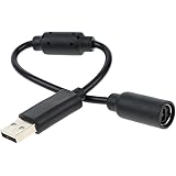 D DOLITY 25cm Wired Gamepad Controller USB Adapter Konverter Kabel Breakaway Kabel für Xbox 360 - Schwarz