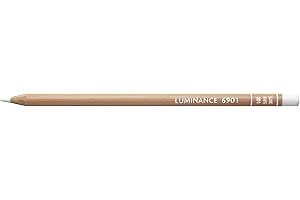 Caran D'ache D'ache Luminance Colour Pencil Artist 6901.001 - Matita colorata, confezione da 3 pezzi, colore: Bianco