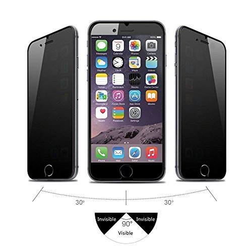 iPhone 6 , iPhone 6s Film protection écran en verre trempé résistant teinté Anti Espion-NOVAGO® iPhone 6 , iPhone 6s Film protection écran en verre trempé résistant teinté Anti Espion-NOVAGO®