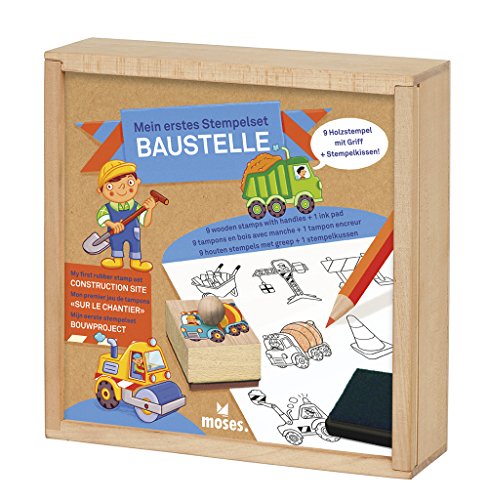 Preisvergleich Produktbild Moses. 26068 - Mein Erstes Stempelset Baustelle