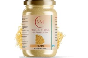 Mums Moss Sea Moss Gel – 550g Seamoss Gel – Wildcrafted Sea Moss from St. Lucia – Sea Moss Gel for Skin and Body – 92 Out of 102 Essential Minerals – for Skincare, Smoothies, Food