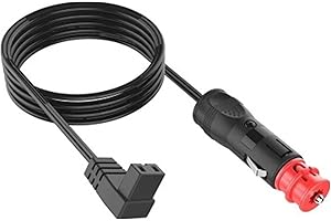 Okaywork Przedłużacz do zapalniczki samochodowej 12 V, 2 m, wtyczka samochodowa do lodówki, do lodówki Dometic, Alpicool, Waeco CF, ARB, Setpower, ICECO, wtyczka do gniazda zapalniczki samochodowej.