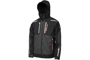 Savage Gear Veste de Pêche Veste de Pluie Imperméable et Ventilée à Capuche Réfléchissante pour Adultes Unisex en Nylon PU Taille Unique