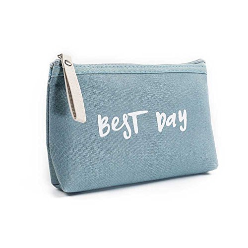 Preisvergleich Produktbild Rosennie Damen Buchstaben Kosmetiktasche Kulturtasche Kulturbeutel Waschbeutel Waschtasche Reißverschluss Geldbörse Kartenhalter Handtasche Mode Blumen Floral Kosmetische Schminktasche(B)