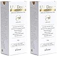 Brinton UV Doux Gold Sunscreen Gel | Enriched with Vitamin C & E | SPF 50 PA+++ | Broad-Spectrum UVA & UVB Protection | Ultra-Light Gel with Matte Finish| 50g x 2