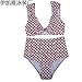 Produktbild MLDYZ Split Bikini_Western Digital Broadband Mit Hoher Taille Brust Ist Einstellbar Sexy Split Bikini, Rotes Raster, M