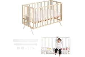 COOL · DREAMS - Cuna colecho Koala + Kit colecho + Kit para convertir Cuna en Cama Color Blanco