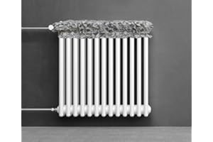 ITALIANA Copri termosifone moderno estensibile copricalorifero elasticizzato in stoffa allungabile con filtro anti smog cattura fumi copri radiatori universale lavabile in lavatrice (1)