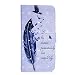 Produktbild iPhone 7 Plus / iPhone 8 Plus Hülle, Chreey 3D Reflektierend Design Handyhülle PU Ledertasche Klapphülle mit Magnetverschluss Brieftasche Kartenfach und Ständer Flip Cover Wallet Case - [Traum Federn]