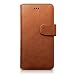 Produktbild P10 Lite Case, Terrapin Leder Brieftasche Case Hülle mit Standfunktion Kartenfächer für Huawei P10 Lite Hülle Cognac