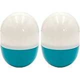 BURI 2X Dreh Dir Licht 2.0 Blau 12,5cm Nachtlicht Campinglampe Taschenlampe Leselampe