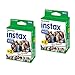 Price comparison product image 2 Packs (40 sheets) Fujifilm Fuji Instax Wide Film Instant Photos for Polaroid 210 200 Camera