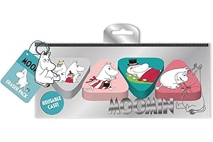 Pyramid International Moomin Juego de 4 gomas de borrar (Moomin Character Designs) - Producto oficial
