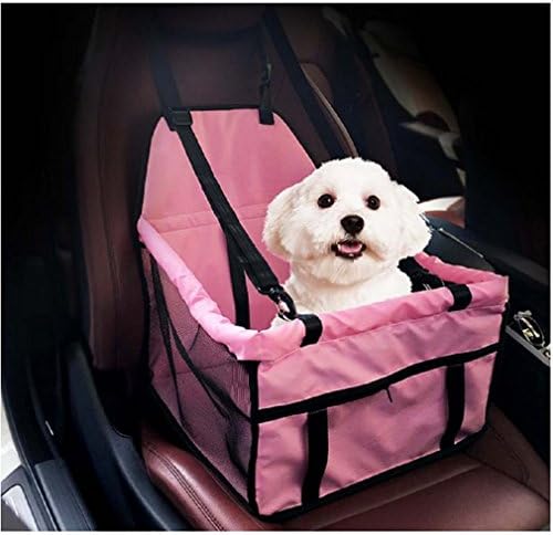 Yuelu Waterproof Breathable Pet Car Pad Safety Car Seat Belt Hood Pouch Bag Pet Supplies Dog Cats Pet Mounts.5 colors optional pink red gray blue black